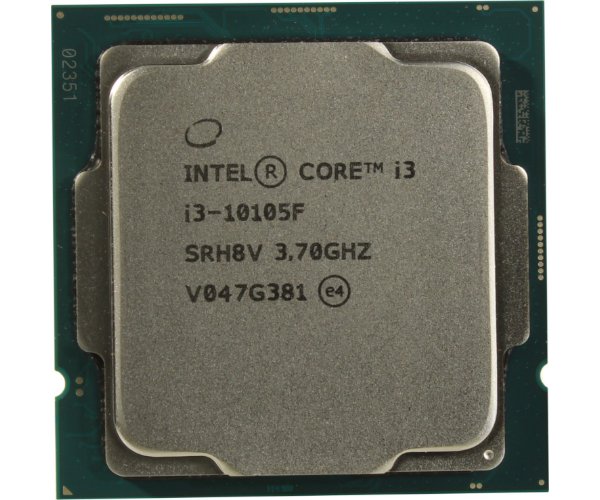 מעבד דור Intel Core i3-10105F Tray NO GPU up to 4.40 GHz 65W 10