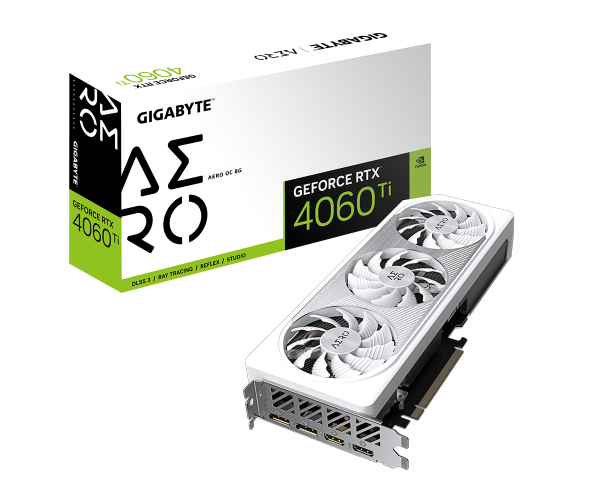 כרטיס מסך Gigabyte RTX 4060 Ti AERO OC 8GB